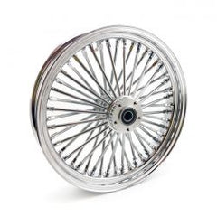MCS Radial 48 Fat Spoke Front Wheel 3.50 X 18 Sf Chrome