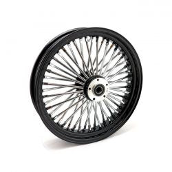 MCS Radial 48 Fat Spoke Front Wheel 3.50 X 18 Sf Black