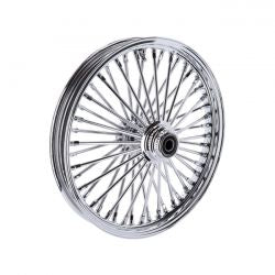 MCS Radial 48 Fat Spoke Front Wheel 2.15 X 19 Sf Chrome