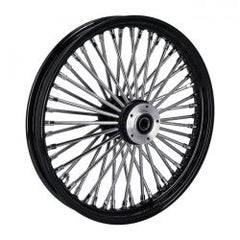 MCS Radial 48 Fat Spoke Front Wheel 2.15 X 19 Sf Black