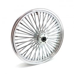MCS Radial 48 Fat Spoke Front Wheel 3.50 X 21 Df Chrome