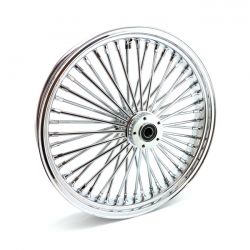 MCS Radial 48 Fat Spoke Front Wheel 3.50 X 21 Df Chrome