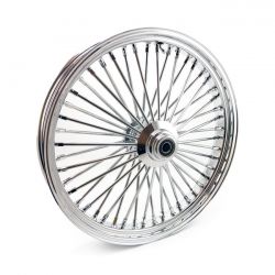 MCS Radial 48 Fat Spoke Front Wheel 3.50 X 23 Sf Chrome