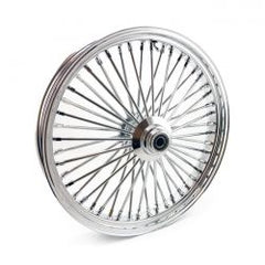 MCS Radial 48 Fat Spoke Front Wheel 3.50 X 23 Sf Chrome