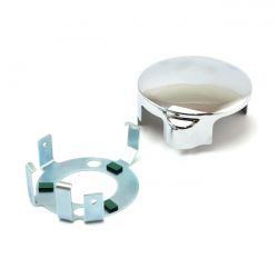 MCS M8 Starter Motor End Cover Kit, Chrome