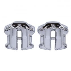 MCS M8 Rocker Box Cover Set. Chrome