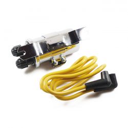 MCS Round Custom Ignition Coil Kit, 6V. Chrome