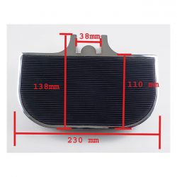 MCS Mini-D Floorboards. Chrome