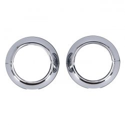 MCS 2-Piece Chrome Fork Boot Covers