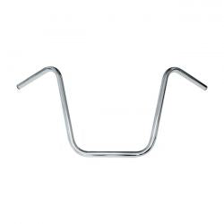 MCS Apehanger Handlebar, 16" Rise, 1" Chrome