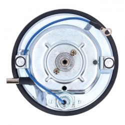 MCS FL Speedometer, 46-47 Face, Silver/Black. 1:1 Mph