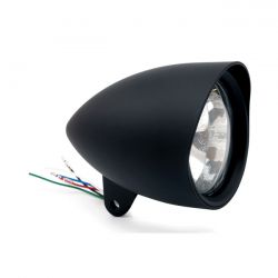 MCS Smoothie 4-1/2" Headlamp With Round Visor. Black