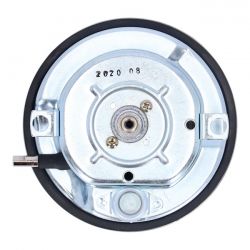 MCS FL Speedometer, 62-67 Electra Face, Black/Gold. 1:1 Kmh