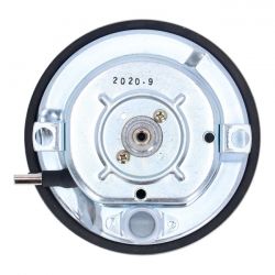 MCS FL Speedometer, 62-67 Electra Face, Black/Gold. 2:1 Kmh