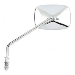 MCS Late OEM Style Mirror, Long Stem, Left Side. Chrome