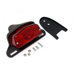 MCS Lucas Taillight Assembly. With Bracket. Black