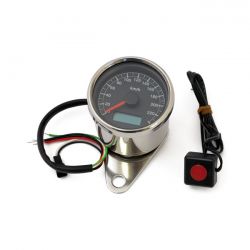 MCS Stoker, Electronic Speedometer. 60mm. Black Face