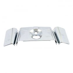MCS Fork Panel Kit 3-Piece. Ribbed. Chrome
