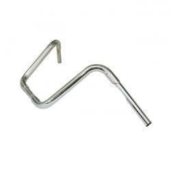 MCS 1-1/4" Buffalo Apehangers, 12" High, Chrome