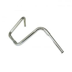 MCS 1-1/4" Buffalo Apehangers, 12" High, Chrome