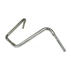 MCS 1-1/4" Buffalo Apehangers, 16" High, Chrome