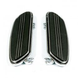 MCS Runway Rider Floorboards, 1" Extended. Chrome