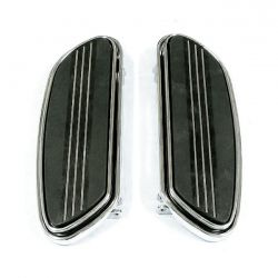 MCS Runway Rider Floorboards, Std. Length. Chrome