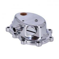 MCS Transmission End Cover. Kickstart. Polished