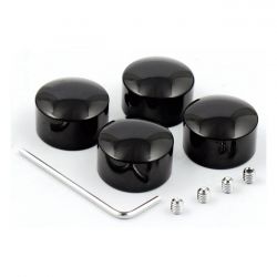 MCS Head Bolt Cover Kit. Smooth, Black
