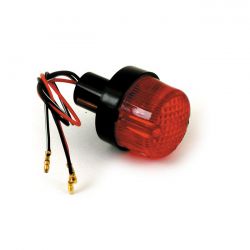 MCS Retro Taillight. No License Plate Light. Black