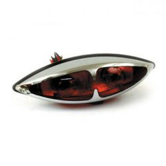 MCS L.A. Taillight. Dual Bulb. Chrome