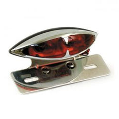 MCS L.A. Taillight Kit. Dual Bulb. License Plate Bracket. Chrome