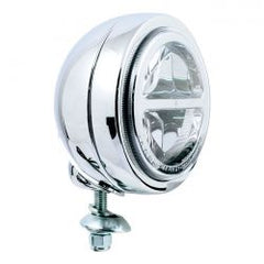 MCS 4-1/2" FL Style Led Spotlight. Fog Light (Wide Beam). Chrome