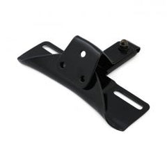 MCS License Plate Bracket OEM Style, 3-Hole. Black