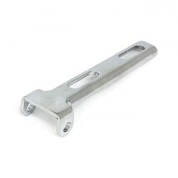 MCS Universal Solo Seat Hinge, Square Mount. Chrome