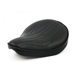 MCS Fitzz, Custom Solo Seat. Black Flame. Small. 6Cm Thick