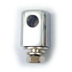 MCS Bates Style Headlamp Mount Block. Chrome