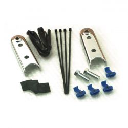 MCS Rear Turn Signal Relocation Kit. Chrome