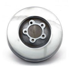 MCS Brake Drum Front, Chrome Plated