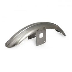 MCS L84-07 Style FX, XL Narrow Front Fender. Raw Steel, Ribbed