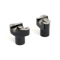 MCS OEM Type Style Risers, Non Threaded. 2" Rise. Black