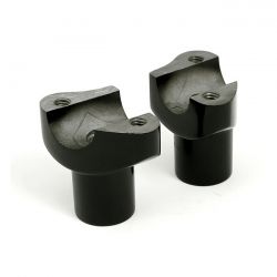 MCS OEM Type Style Risers, Threaded. 2" Rise. Black