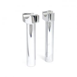 MCS Forged Aluminum Risers Straight, 6-1/2" Rise. Chrome