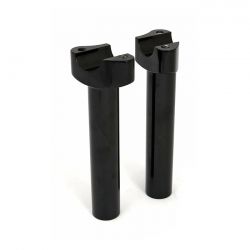 MCS Forged Aluminum Risers Straight, 6-1/2" Rise. Black
