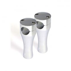 MCS Hurst, 5" Aluminum Riser Set. Chrome