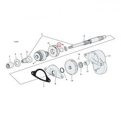 MCS Retaining Ring, Starter Shaft