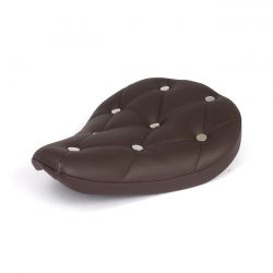 MCS Fitzz, Custom Solo Seat. Brown/Rivets. Small. 4Cm Thick