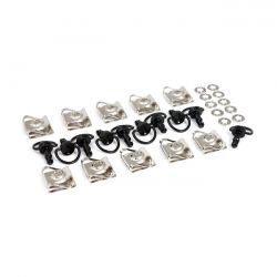 MCS M6 Quick-Lock Fastener Set Black