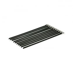 MCS Exhaust Tie Wraps 8" Long Black Stainless