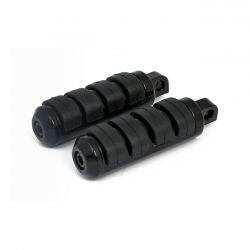MCS Comfort Foot Pegs. Small Diameter. Black